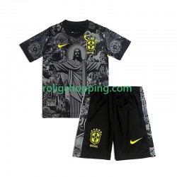 Brasilien Cheist the Redeemer Football Shirts Barn Hemmaställ 2024 Kort ärm