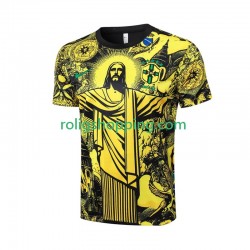 Fotbollströja Brasilien Jesus Män Hemmaställ 2024 Kort ärm