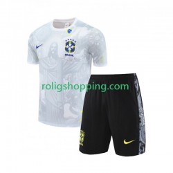 Brasilien Special JESUS Football Shirts Barn Hemmaställ 2024-2025 Kort ärm