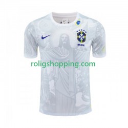 Fotbollströja Brasilien Special Jesus Män Hemmaställ 2024-2025 Kort ärm