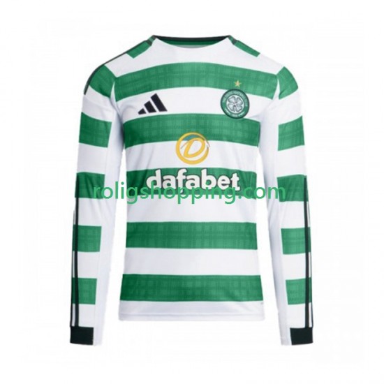 Fotbollströja Celtic FC Män Hemmaställ 2025-2026 Lång ärm