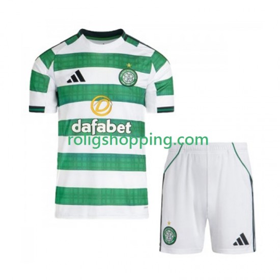 Fotbollströja Celtic FC Barn Hemmaställ 2025-2026 Kort ärm
