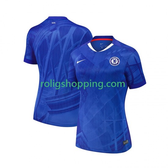 Fotbollströja Chelsea Kvinnor Hemmaställ 2025-2026 Kort ärm