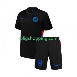 Fotbollströja England Barn Bortaställ 2025 Kort ärm