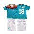 Fotbollströja Tyskland KLINSMANN 18 Retro Barn Bortaställ 1994 Kort ärm