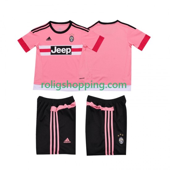 Fotbollströja Juventus 2015 2016 Retro Barn Bortaställ Kort ärm