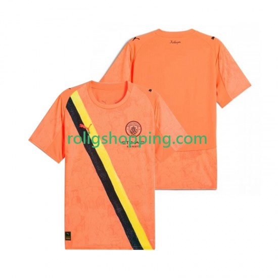 Fotbollströja Manchester City UPER Målvakt Män Barn Hemmaställ 2025-2026 Kort ärm