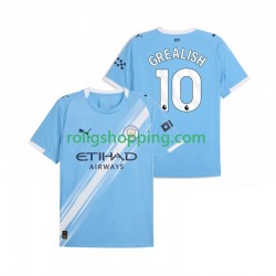 Fotbollströja Manchester City Jack Grealish 10 Män Hemmaställ 2025-2026 Kort ärm