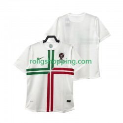 Fotbollströja Portugal 2012 Retro Män Bortaställ Kort ärm