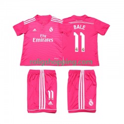 Fotbollströja Real Madrid Bale 11 2014 2015 Retro Barn Bortaställ Kort ärm
