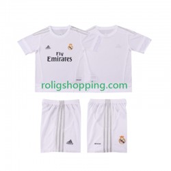 Fotbollströja Real Madrid 2015 2016 Retro Barn Hemmaställ Kort ärm