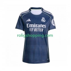 Fotbollströja Real Madrid Kvinnor Bortaställ 2025-2026 Kort ärm