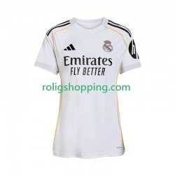 Fotbollströja Real Madrid Kvinnor Hemmaställ 2025-2026 Kort ärm