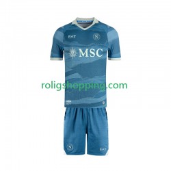 Fotbollströja SSC Napoli SSC Special Barn Hemmaställ 2024-2025 Kort ärm