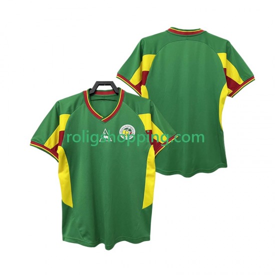 Fotbollströja Senegal 2002 Retro Män Bortaställ Kort ärm