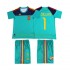 Fotbollströja Spanien Casillas 1 Retro Barn Hemmaställ 2010 Kort ärm
