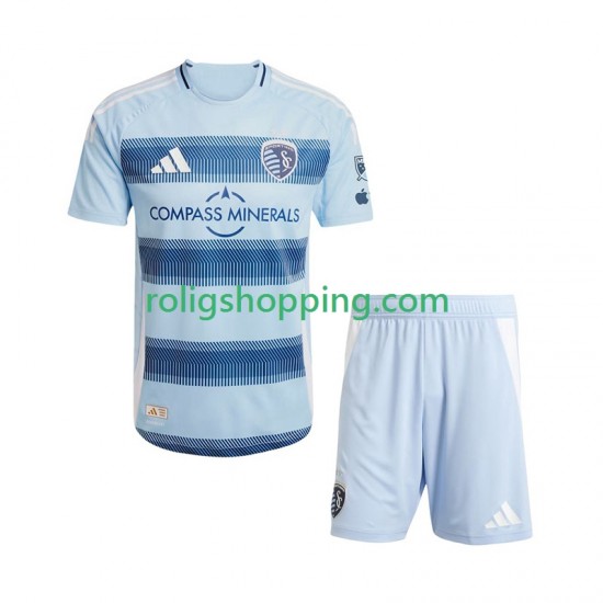 Fotbollströja Sporting Kansas City Barn Hemmaställ 2025 Kort ärm