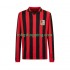 Fotbollströja AC Milan 125th Anniversary Män Hemmaställ 2024-2025 Lång ärm