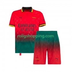 Fotbollströja AC Milan Målvakt Barn Fjärdeställ 2024-2025 Kort ärm