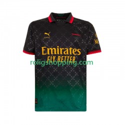Fotbollströja AC Milan Santiago Gimenez 7 Män Fjärdeställ 2024-2025 Kort ärm