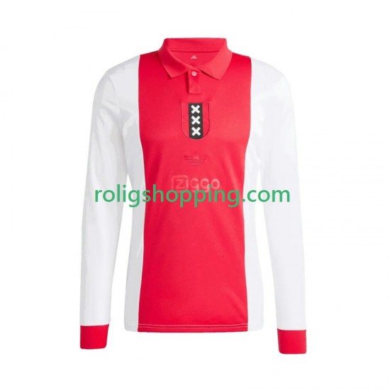 Fotbollströja AFC Ajax Anniversary Män Hemmaställ 2024-2025 Lång ärm