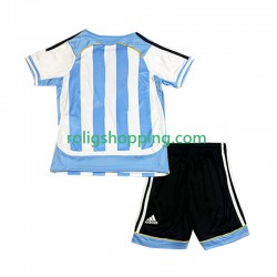 Fotbollströja Argentina Retro Barn Hemmaställ 2006 Kort ärm