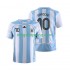 Fotbollströja Argentina Maradona 10 Retro Män Hemmaställ 2006 Kort ärm
