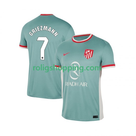 Fotbollströja Atlético Madrid Antoine Griezmann 7 Män Bortaställ 2024-2025 Kort ärm