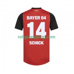 Fotbollströja Bayer 04 Leverkusen Patrik Schick 14 Män Hemmaställ 2024-2025 Kort ärm