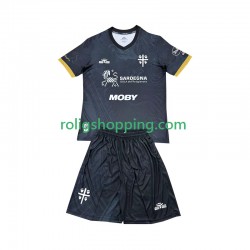 Fotbollströja Cagliari Barn Tredjeställ 2024-2025 Kort ärm