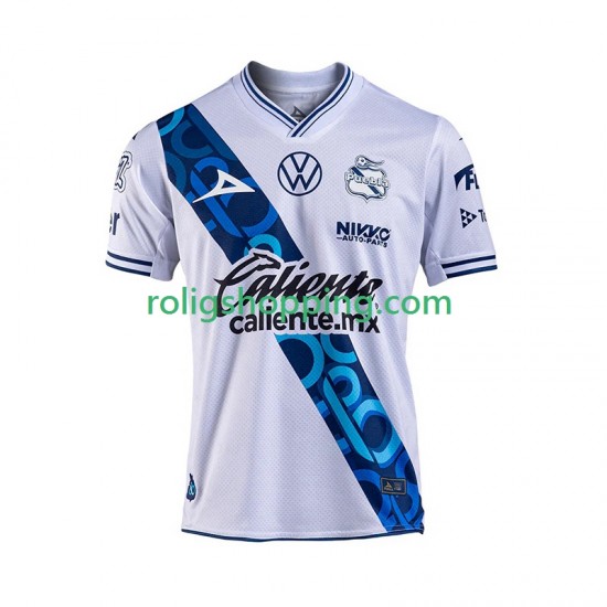 Fotbollströja Club Puebla Män Hemmaställ 2024-2025 Kort ärm