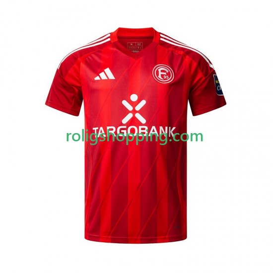 Fotbollströja Fortuna Dusseldorf Män Hemmaställ 2024-2025 Kort ärm