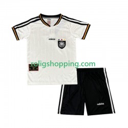 Fotbollströja Tyskland 1996 Retro Barn Hemmaställ Kort ärm