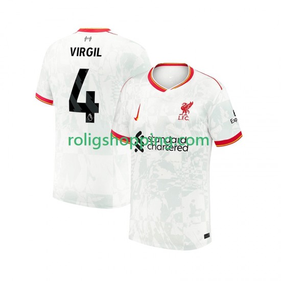 Fotbollströja Liverpool VIRGIL 4 Män Tredjeställ 2024-2025 Kort ärm