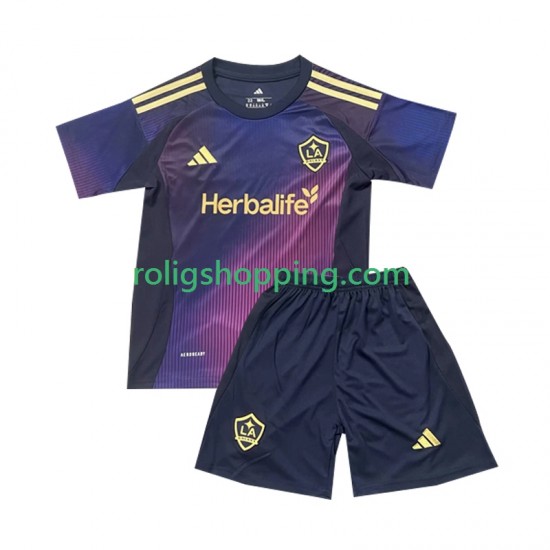 Fotbollströja Los Angeles Galaxy Barn Bortaställ 2025 Kort ärm