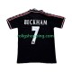 Fotbollströja Manchester United Beckham 7 1998 Retro Män Tredjeställ 1999 Kort ärm