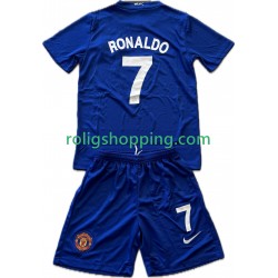 Fotbollströja Manchester United Cristiano Ronaldo 7 2009 Retro Barn Tredjeställ 2008 Kort ärm