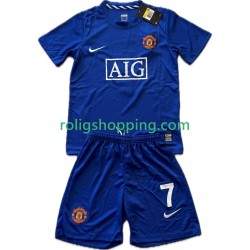 Fotbollströja Manchester United Cristiano Ronaldo 7 2009 Retro Barn Tredjeställ 2008 Kort ärm