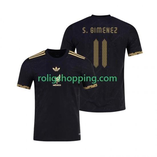 Fotbollströja Mexiko Santiago Gimenez 11 Gold Cup Män Hemmaställ 2025 Kort ärm