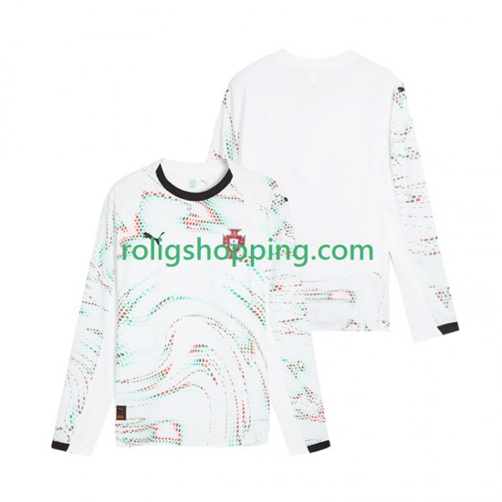 Fotbollströja Portugal Män Bortaställ 2025 Lång ärm