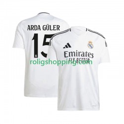 Fotbollströja Real Madrid ARDA GuLER 15 Män Hemmaställ 2024-2025 Kort ärm