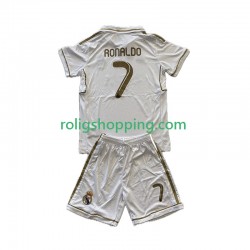 Fotbollströja Real Madrid Cristiano Ronaldo 7 2012 Retro Barn Hemmaställ 2011 Kort ärm