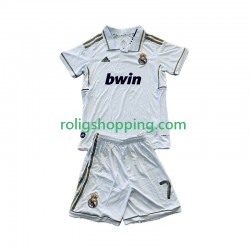 Fotbollströja Real Madrid Cristiano Ronaldo 7 2012 Retro Barn Hemmaställ 2011 Kort ärm