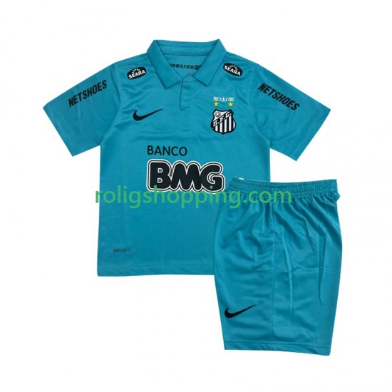 Fotbollströja Santos FC 2012 Retro Barn Tredjeställ 2011 Kort ärm