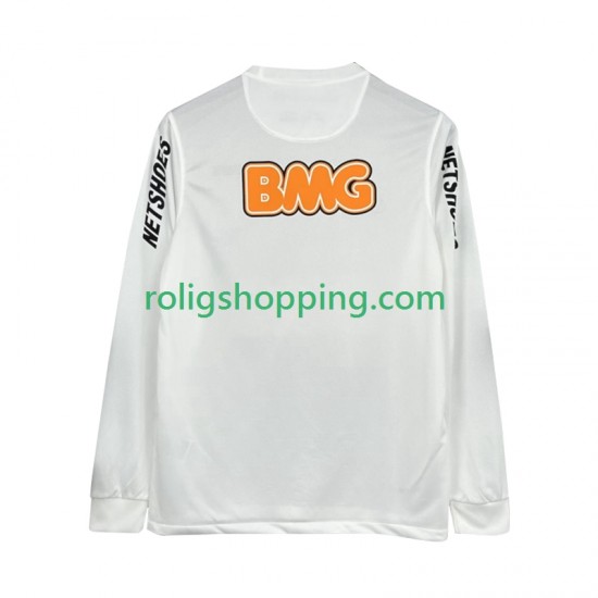 Fotbollströja Santos FC 2012 Retro Män Hemmaställ 2011 Lång ärm