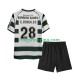 Fotbollströja Sporting Lissabon Cristiano Ronaldo 28 2001 2003 Retro Barn Hemmaställ Kort ärm