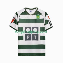 Fotbollströja Sporting Lissabon 2001 2003 Retro Män Hemmaställ Kort ärm