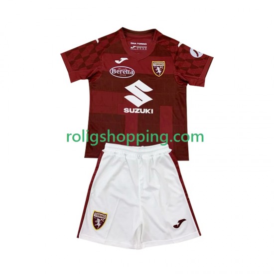 Fotbollströja Torino Barn Hemmaställ 2024-2025 Kort ärm