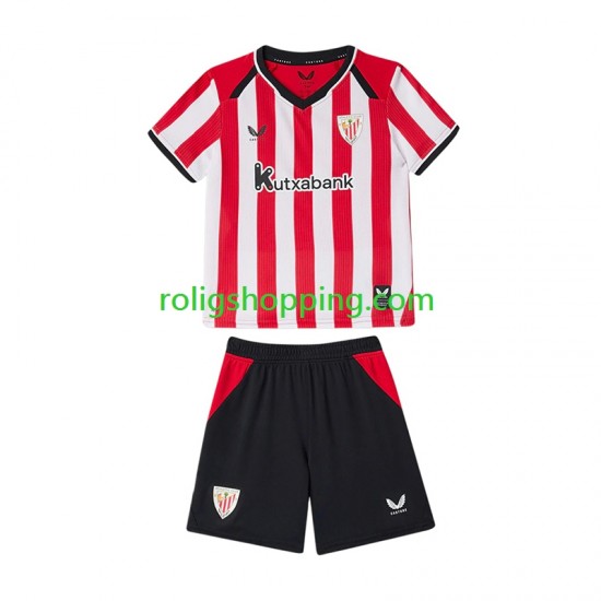 Athletic Bilbao Fotbollströja Barn Hemmaställ Kort ärm 2026-2027