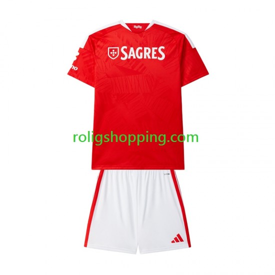 Benfica Fotbollströja Barn Hemmaställ Kort ärm 2026-2027